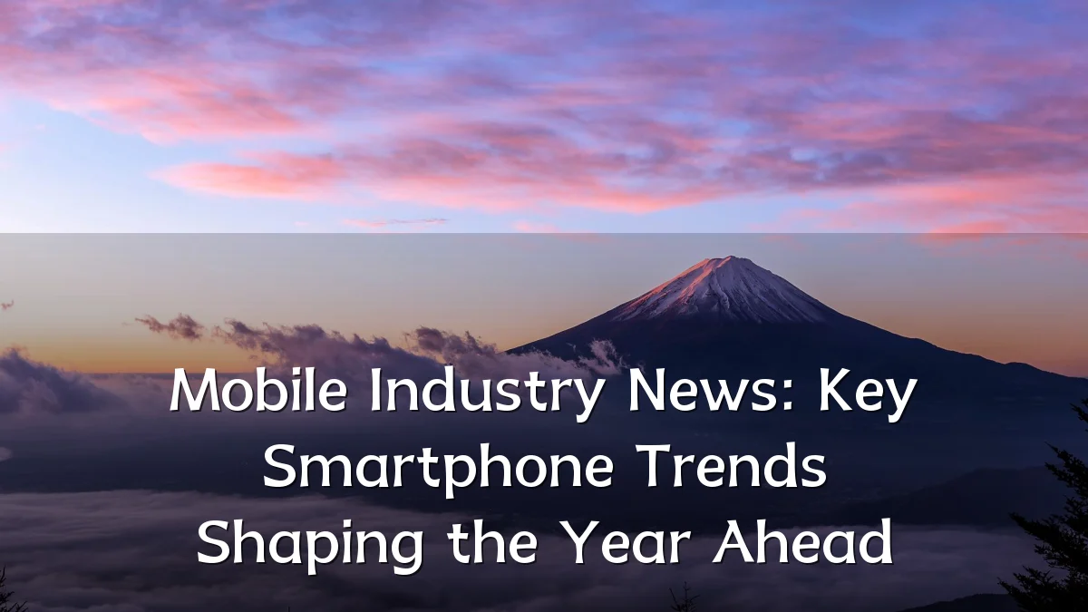 Mobile Industry News: Key Smartphone Trends Shaping the Year Ahead