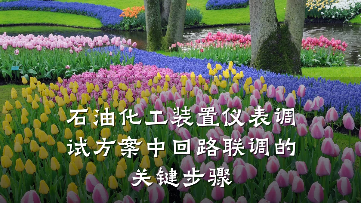 石油化工装置仪表调试方案中回路联调的关键步骤