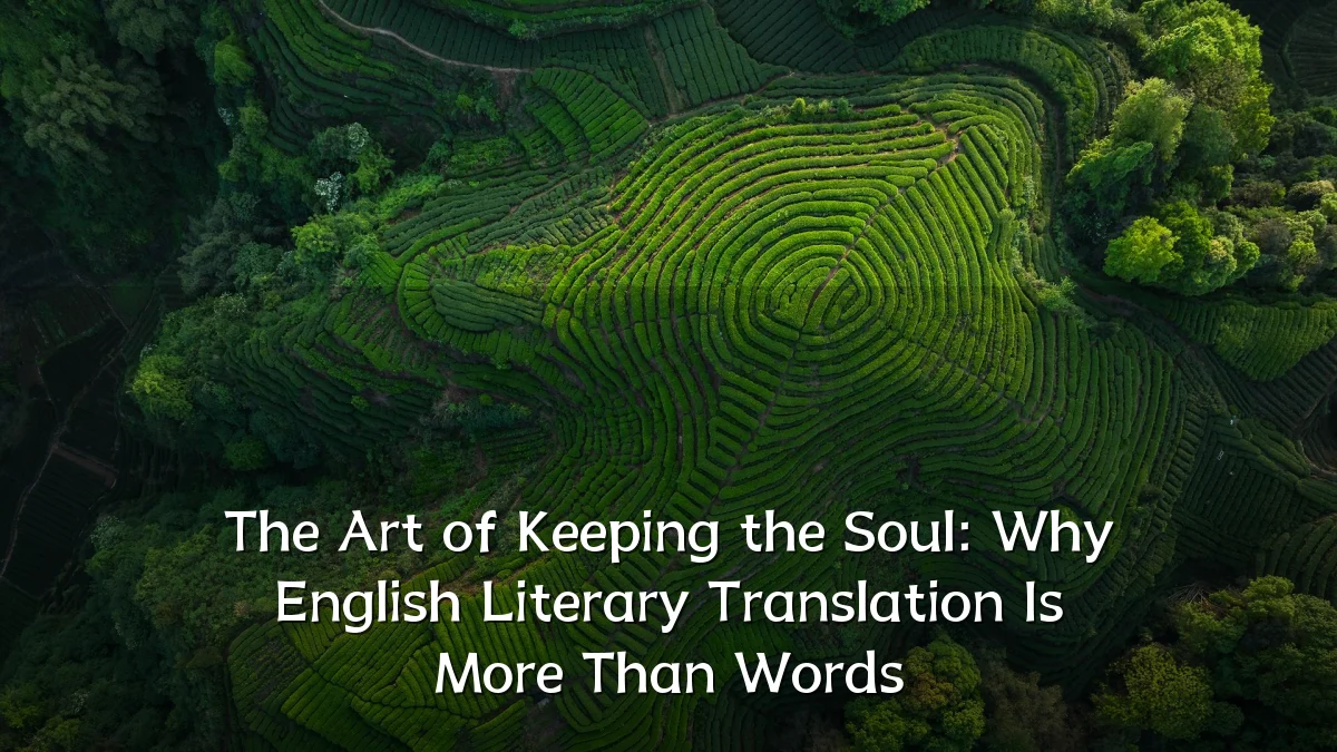 The Art of Keeping the Soul: Why English Literary Translation Is More Than Words