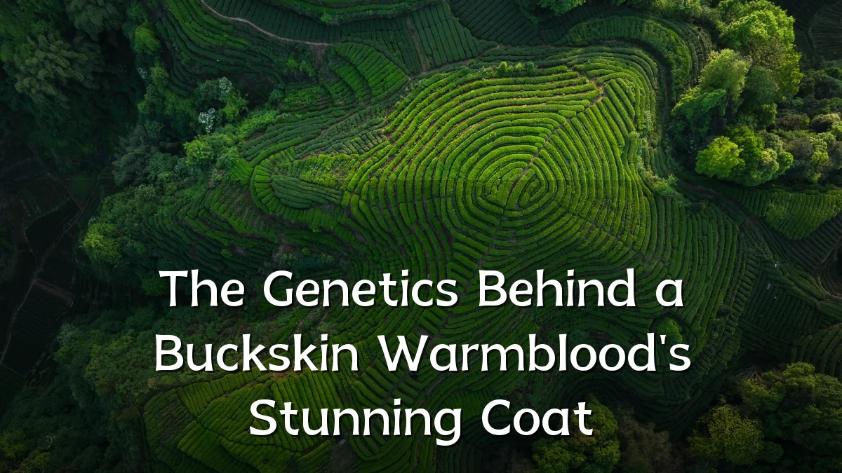 The Genetics Behind a Buckskin Warmblood's Stunning Coat