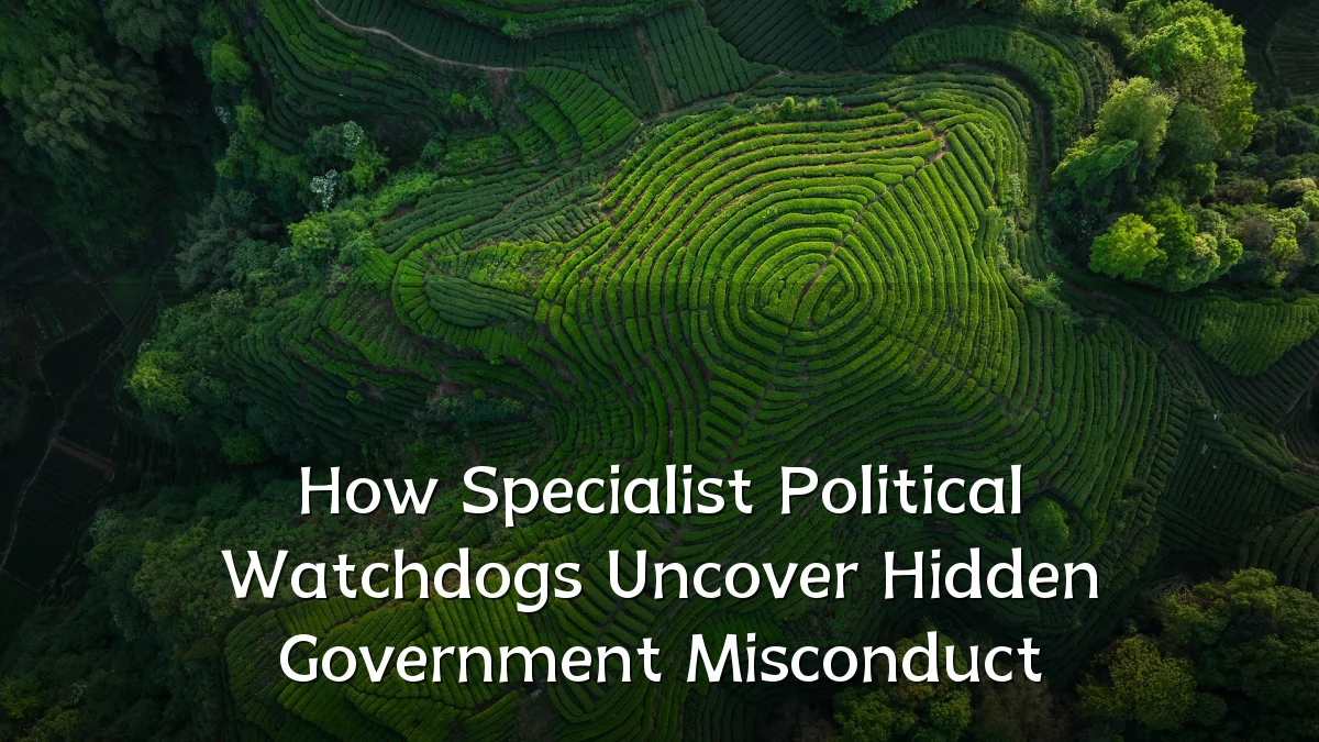 How Specialist Political Watchdogs Uncover Hidden Government Misconduct