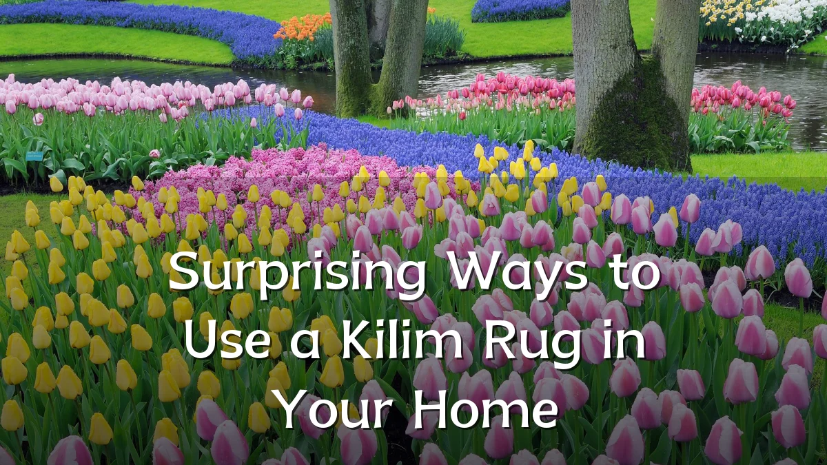 Surprising Ways to Use a Kilim Rug in Your Home