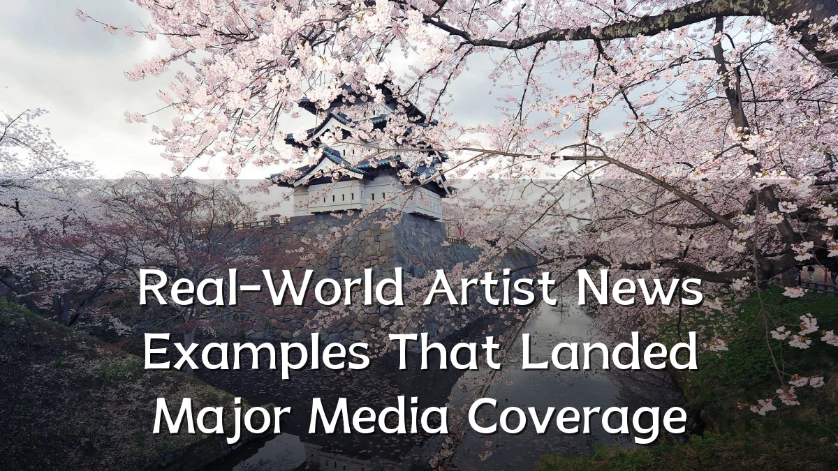 Real-World Artist News Examples That Landed Major Media Coverage